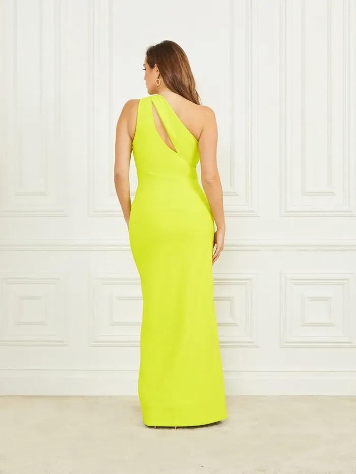Dresses and Jumpsuits La Bombe Dress Lemongrass Kiss GUESS Women Dresses and Jumpsuits La Bombe Dress Lemongrass Kiss GUESS Women
