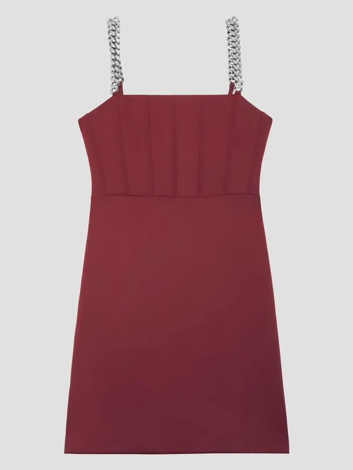 Dresses and Jumpsuits Women Eco Skylar Scuba Dress Beet Juice Red GUESS Dresses and Jumpsuits Women Eco Skylar Scuba Dress Beet Juice Red GUESS
