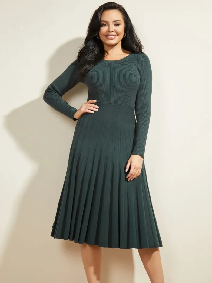Dresses and Jumpsuits Women Wavelength Sweater Dress Forbidden Forest GUESS