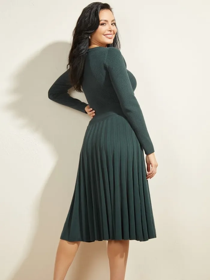 Dresses and Jumpsuits Women Wavelength Sweater Dress Forbidden Forest GUESS