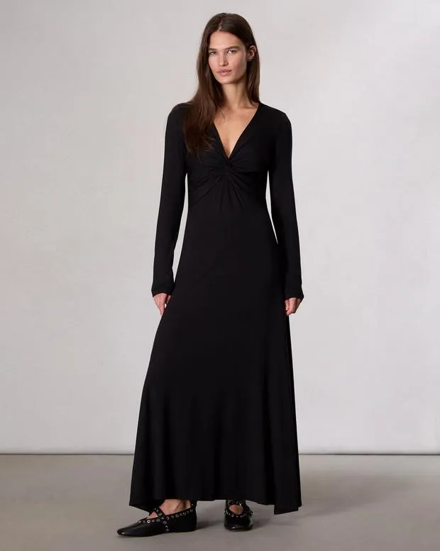 Dresses and Skirts Women Luca Twist Maxi Dress Black rag and bone
