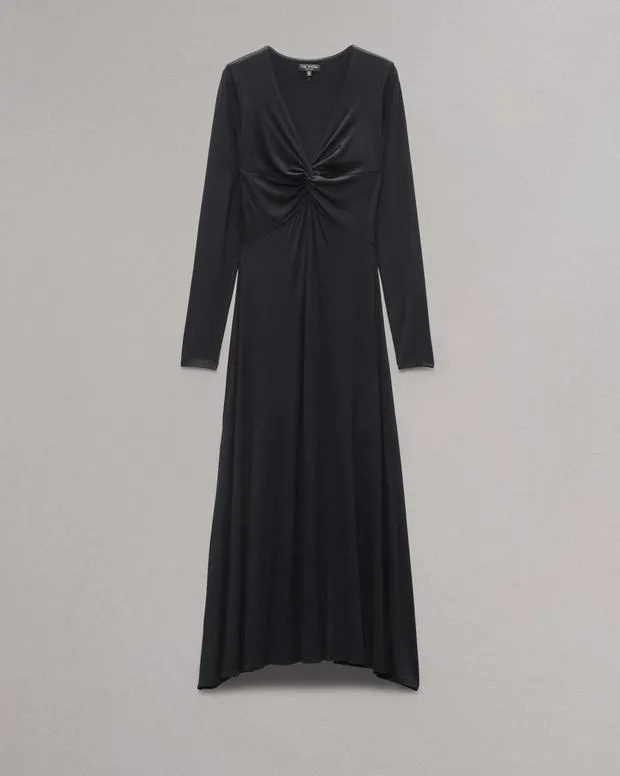 Dresses and Skirts Women Luca Twist Maxi Dress Black rag and bone
