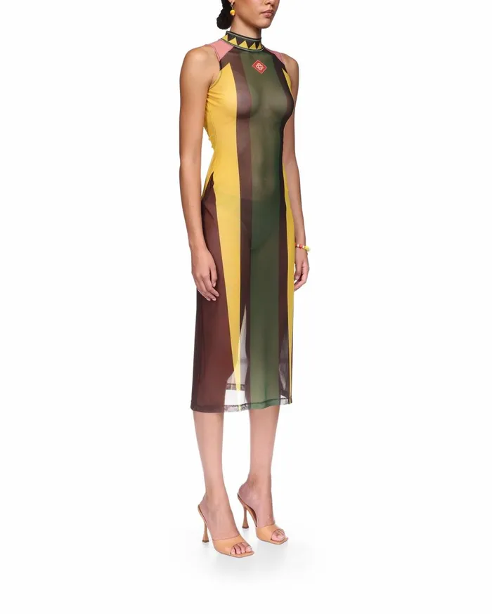 Dresses Women Casablanca Paris Motor Mesh Dress