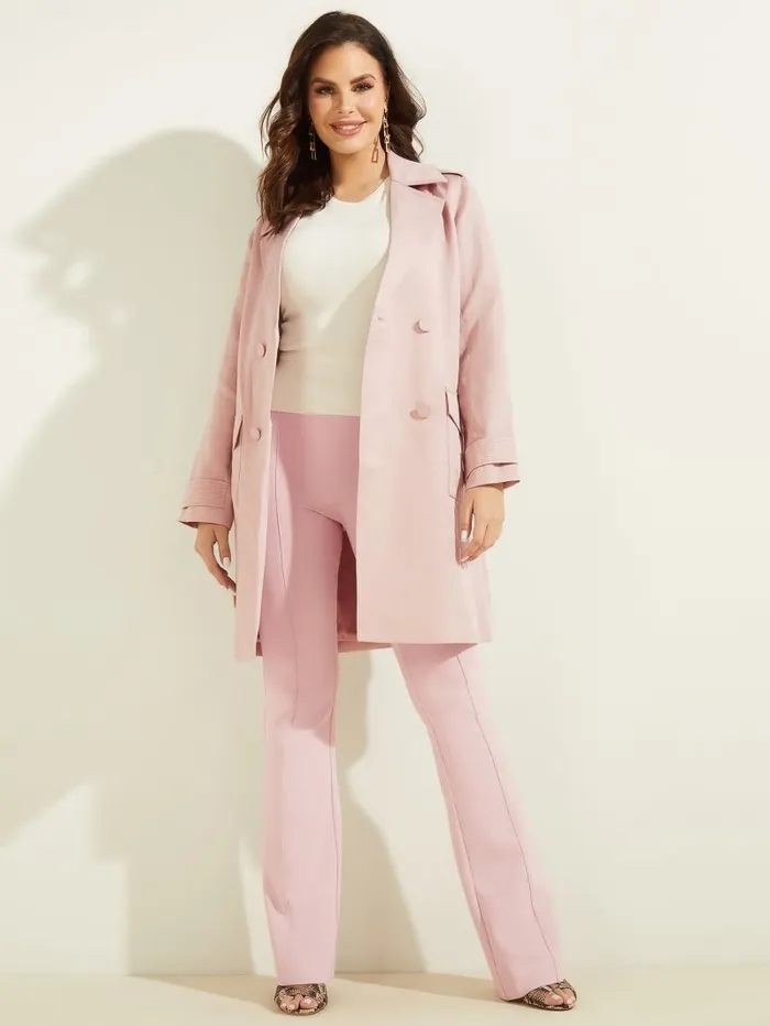 Eco Portland Trench Coat Lilac Mist Jackets and Coats GUESS Women Eco Portland Trench Coat Lilac Mist Jackets and Coats GUESS Women