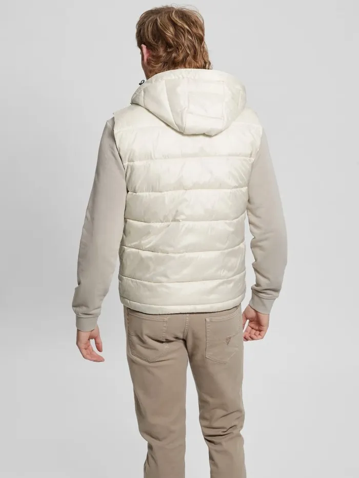 Eco Super Light Puffer Vest Quicksand Jackets and Coats GUESS Men