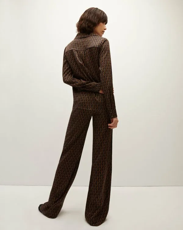Edia StirrupPrint Pant Navy Multi Women Veronica Beard Pants Edia StirrupPrint Pant Navy Multi Women Veronica Beard Pants