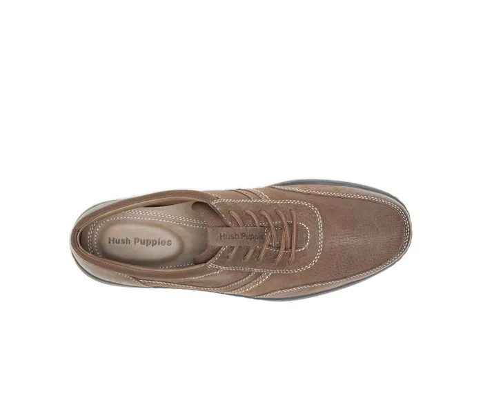 Elkhound Mt Oxford Pine Brown Nubuck Walking Shoes Hush Puppies Men Elkhound Mt Oxford Pine Brown Nubuck Walking Shoes Hush Puppies Men
