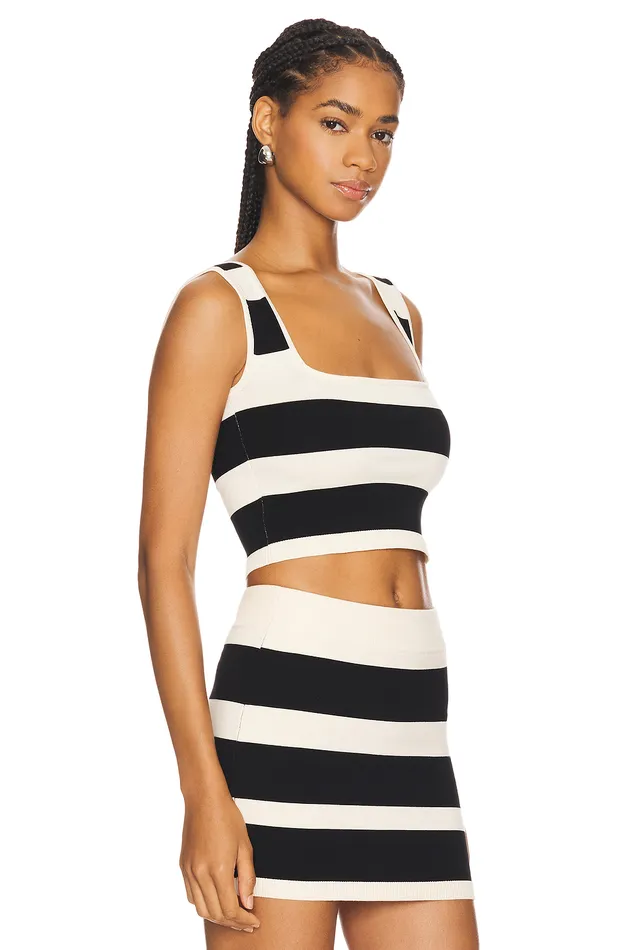 Eloise Top Black and Cream Women Lovers and Friends Tops