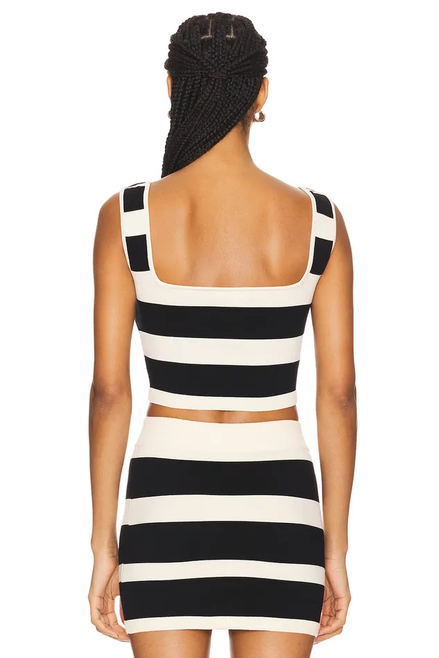 Eloise Top Black and Cream Women Lovers and Friends Tops