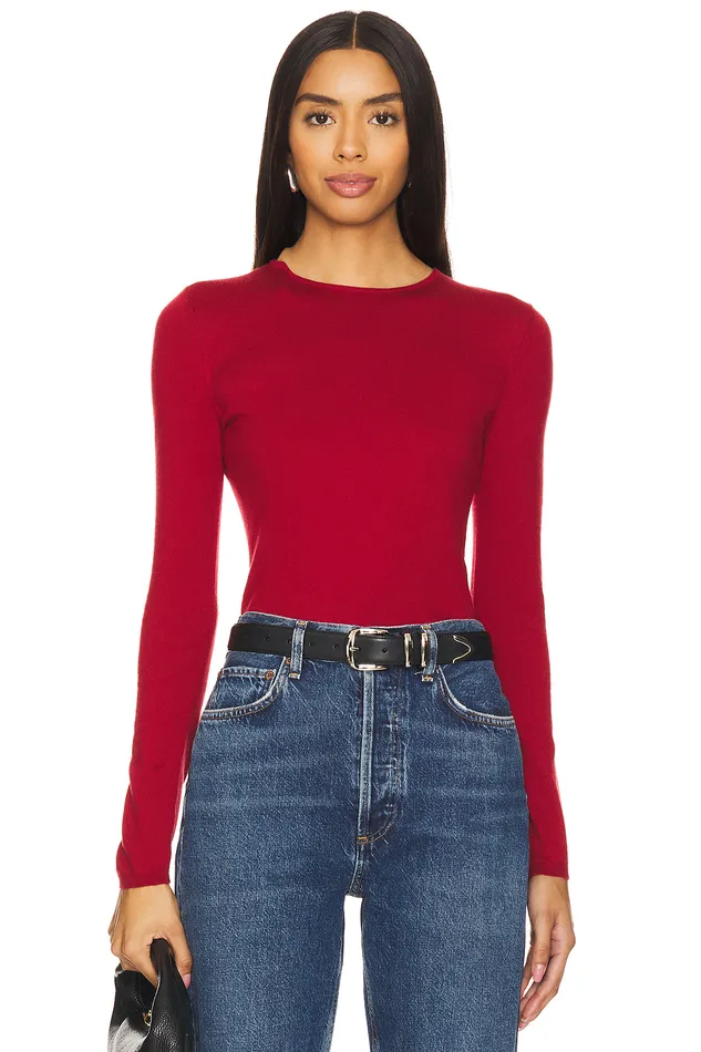 Emberly Knit Top Red Women Lovers and Friends Tops