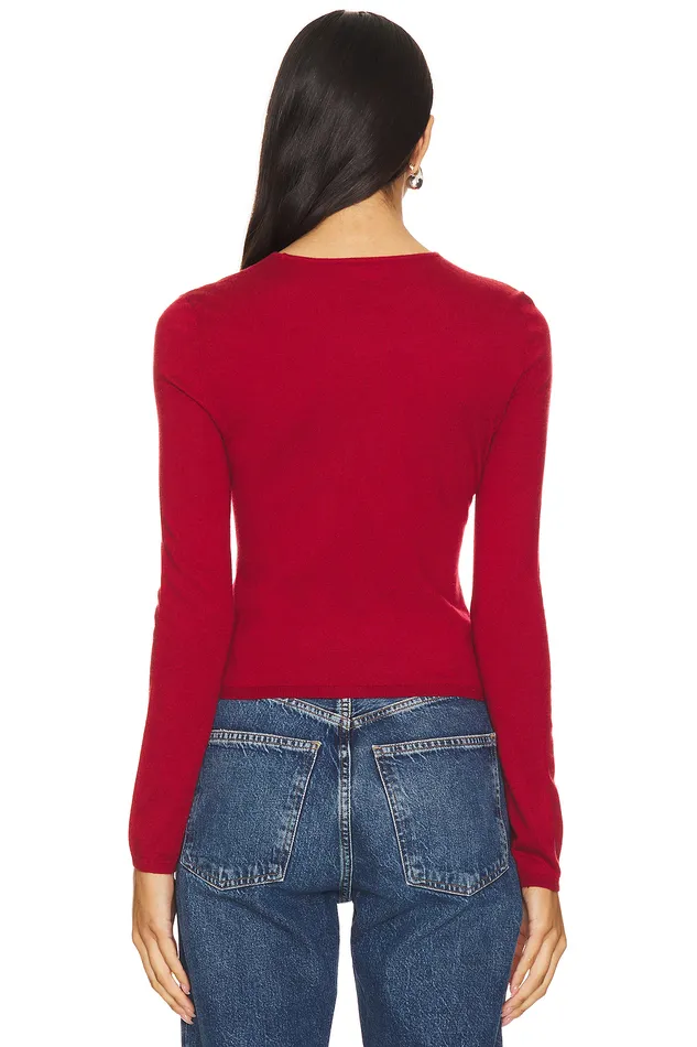 Emberly Knit Top Red Women Lovers and Friends Tops