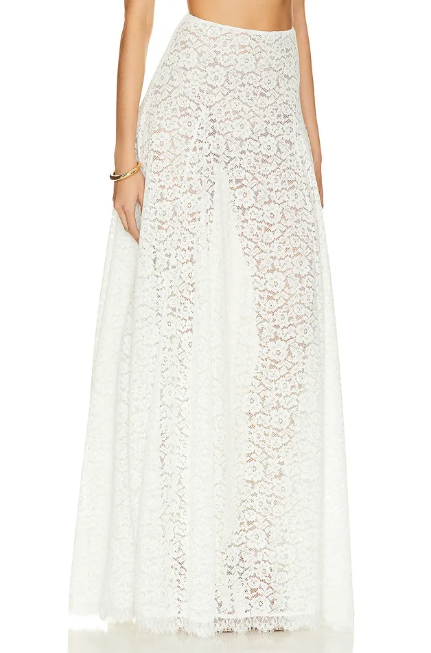 Emilia Skirt White Lace Women Lovers and Friends Skirts Emilia Skirt White Lace Women Lovers and Friends Skirts