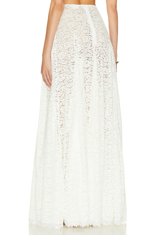 Emilia Skirt White Lace Women Lovers and Friends Skirts Emilia Skirt White Lace Women Lovers and Friends Skirts