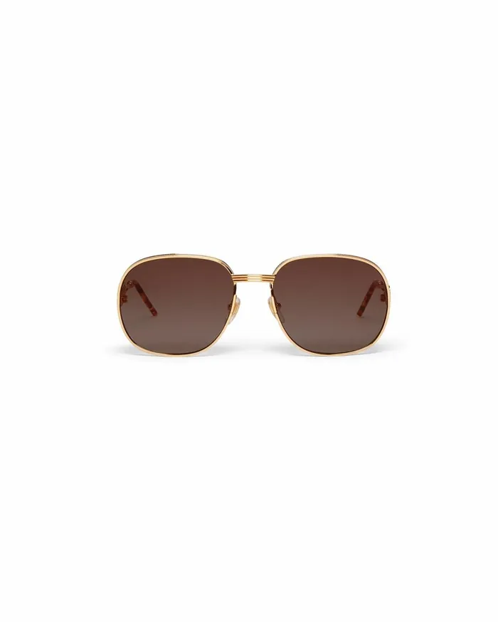 Eyewear MenWomen Casablanca Paris Gold and Brown The Vermont Sunglasses Eyewear MenWomen Casablanca Paris Gold and Brown The Vermont Sunglasses