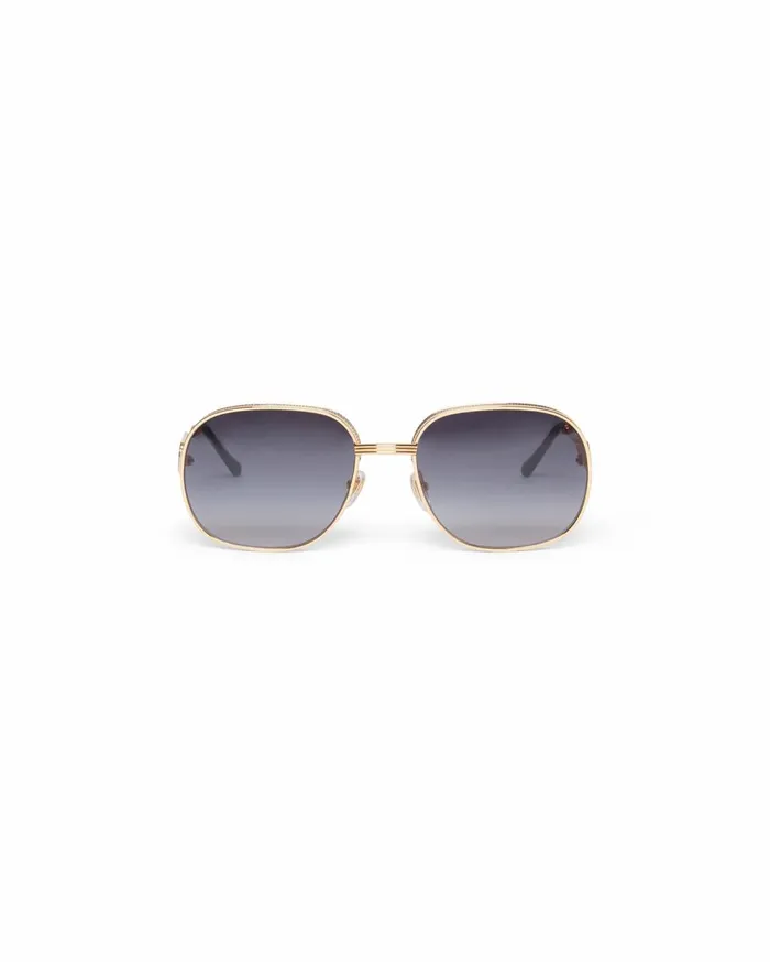 Eyewear MenWomen Casablanca Paris Silver The Vermont Sunglasses