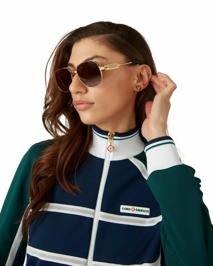 Eyewear MenWomen Casablanca Paris Silver The Vermont Sunglasses