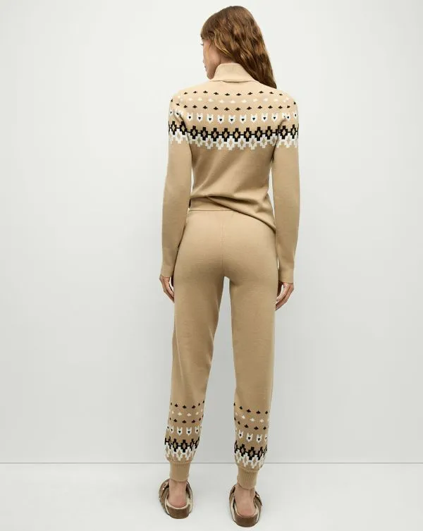 Fairbanks Blanche Knit Turtleneck Khaki Women Veronica Beard Sweaters
