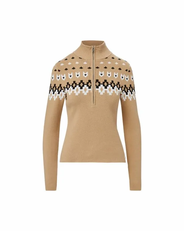 Fairbanks Blanche Knit Turtleneck Khaki Women Veronica Beard Sweaters