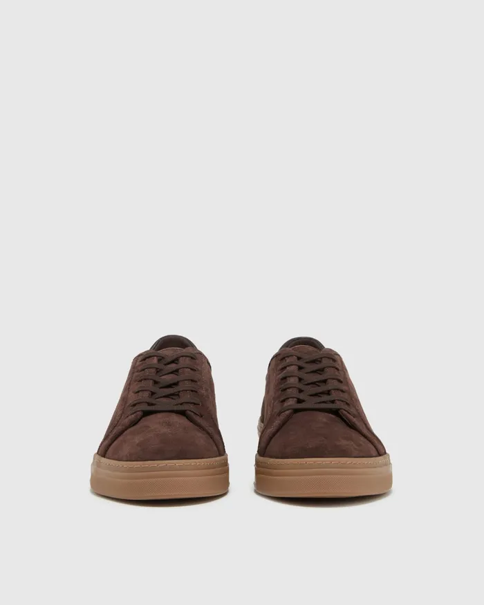 Farrell Sneaker 8211 Chocolate Suede Shoes PAIGE Men