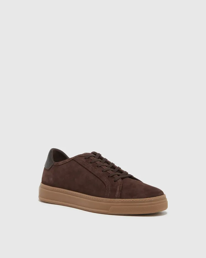 Farrell Sneaker 8211 Chocolate Suede Shoes PAIGE Men
