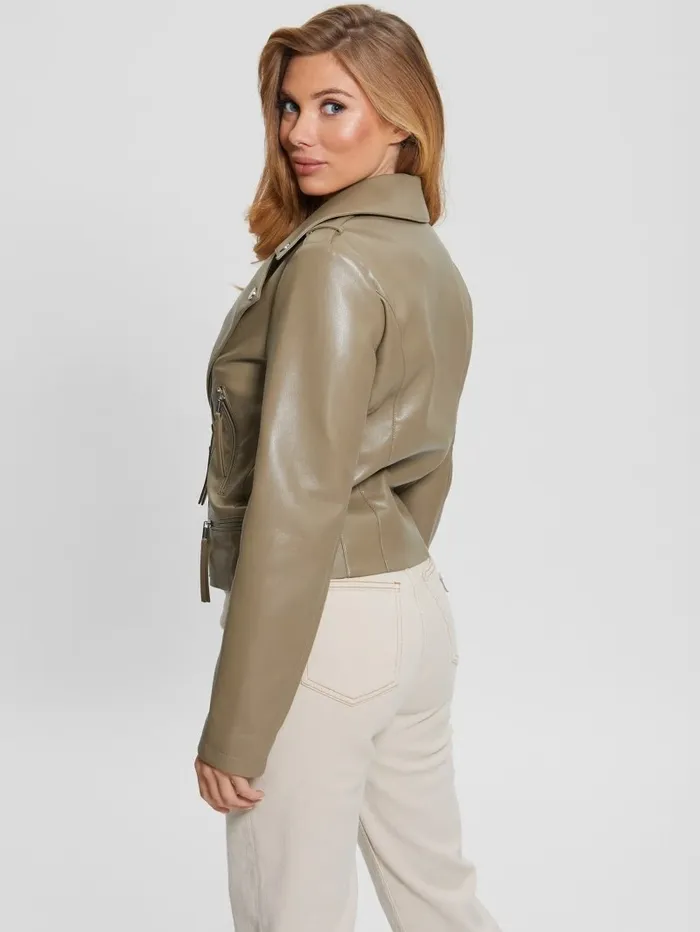 FauxLeather Monica Jacket Warm Desert Jackets and Coats GUESS Women