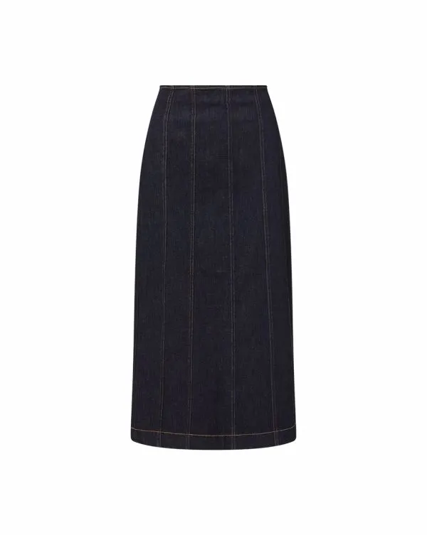 Fiona Maxi Denim Skirt Washed Oxford Women Veronica Beard Skirts and Shorts Fiona Maxi Denim Skirt Washed Oxford Women Veronica Beard Skirts and Shorts