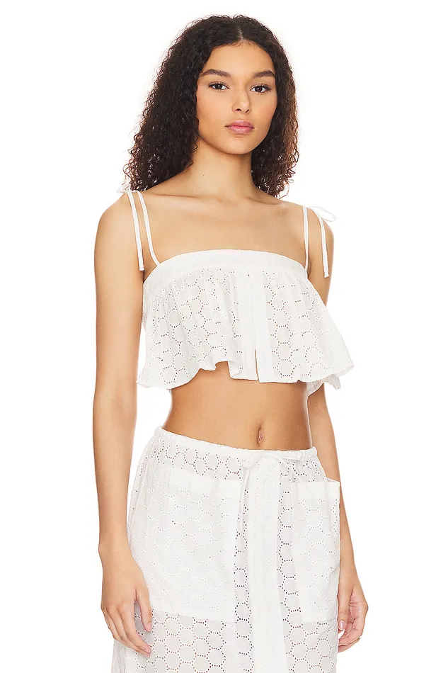 Fiona Top White Women Lovers and Friends Tops Fiona Top White Women Lovers and Friends Tops
