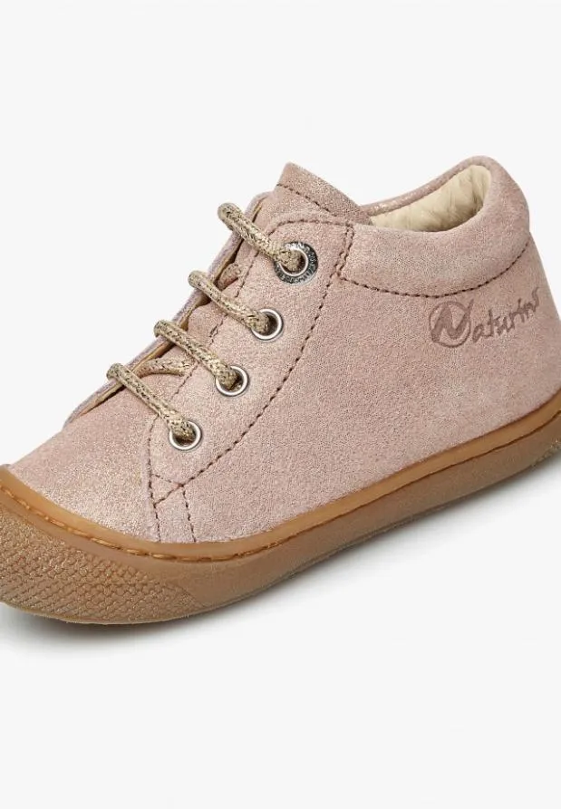 Flat Shoes Kids Naturino NATURINO COCOON Antique Pink Flat Shoes Kids Naturino NATURINO COCOON Antique Pink