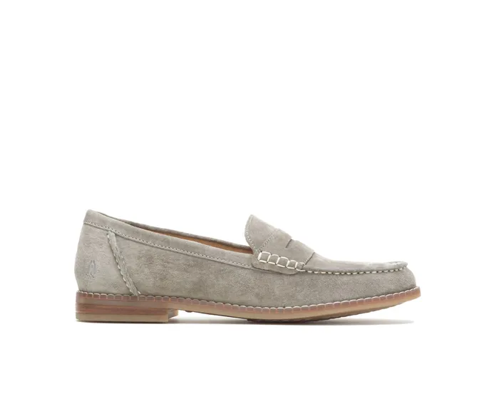 Flats and SlipOns Wren Loafer Olive Suede Hush Puppies Women