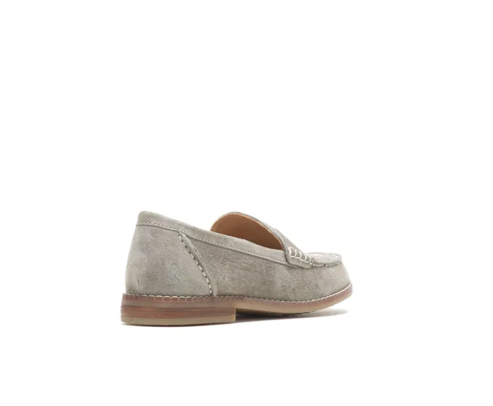 Flats and SlipOns Wren Loafer Olive Suede Hush Puppies Women