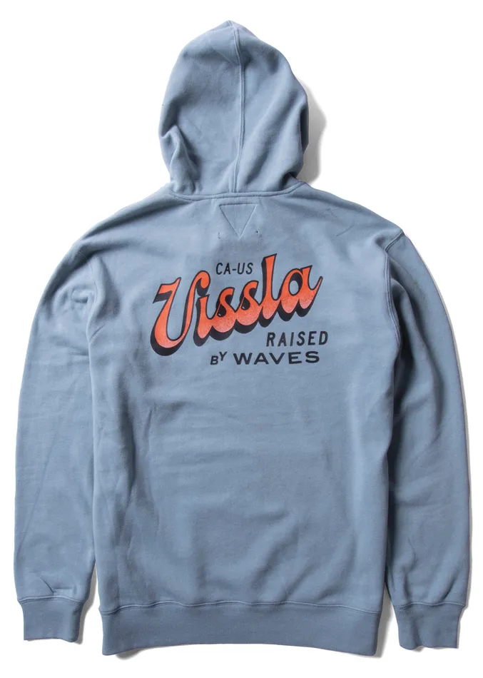 Fleece and Hoodies Coastal Eco Po Hoodie Stone Blue Heather 8211 Vissla Men