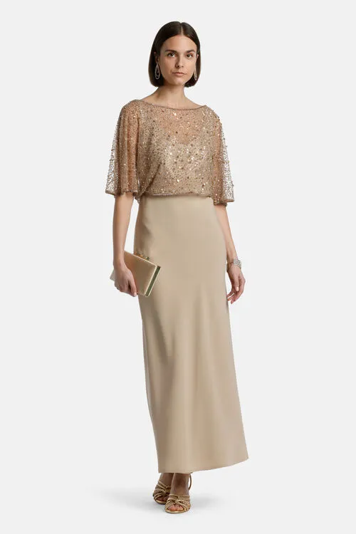 Formal Dresses Luisa Spagnoli Women Puntiglio Puntiglio Blue Formal Dresses Luisa Spagnoli Women Puntiglio Puntiglio Blue