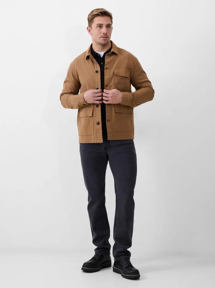 French Connection Coats and Jackets Chore Jacket Tobacco 8211 Man