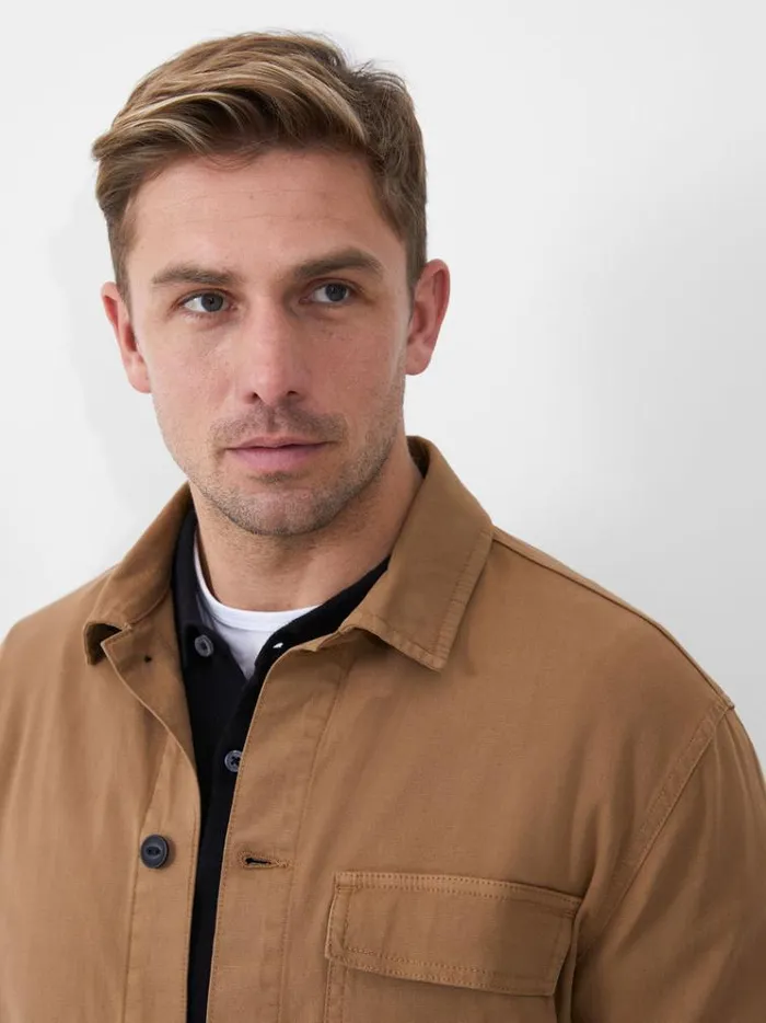 French Connection Coats and Jackets Chore Jacket Tobacco 8211 Man