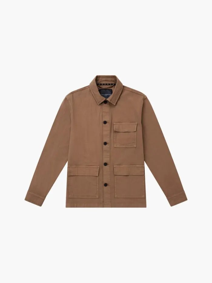 French Connection Coats and Jackets Chore Jacket Tobacco 8211 Man