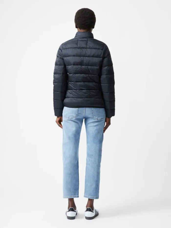 French Connection Coats and Jackets Light Row Puffer Jacket Black 8211 Woman