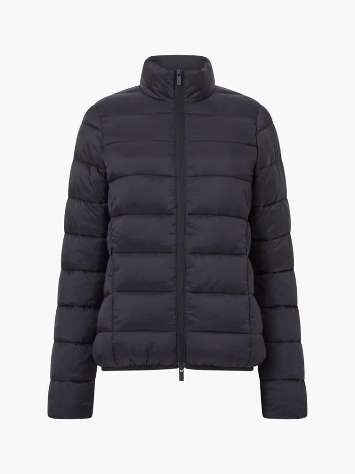 French Connection Coats and Jackets Light Row Puffer Jacket Black 8211 Woman