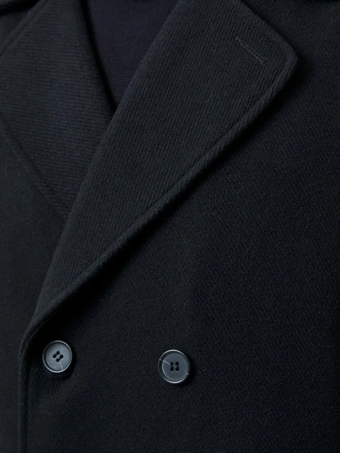 French Connection Coats and Jackets Pea Coat Black 8211 Man