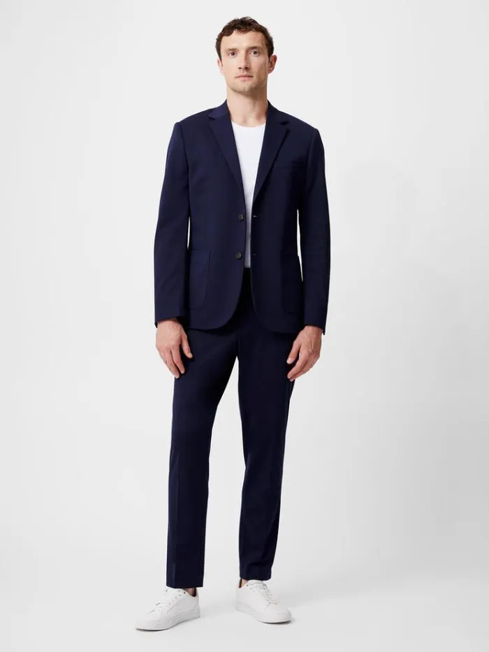 French Connection Coats and Jackets Stretch Knit Suit Jacket Marine 8211 Man