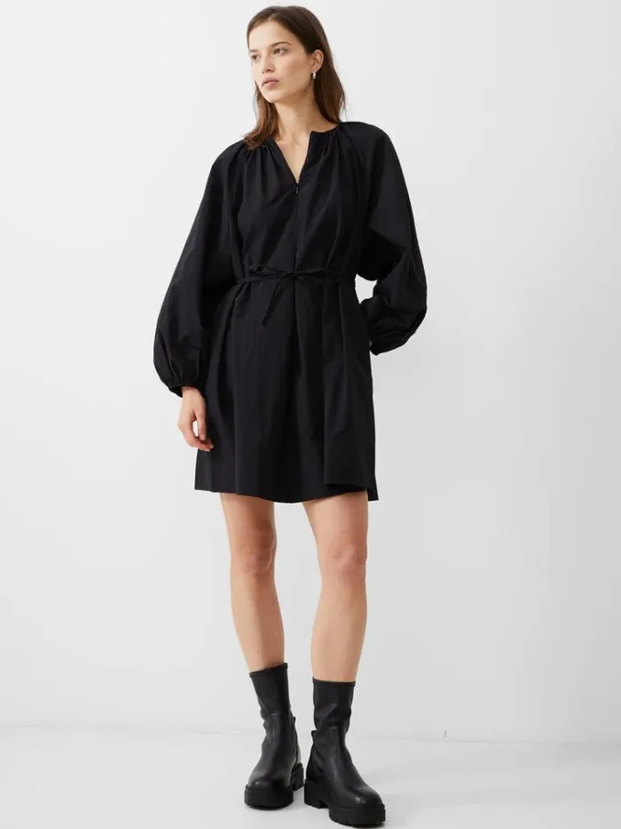 French Connection Dresses Alora Zip Dress Blackout 8211 Woman