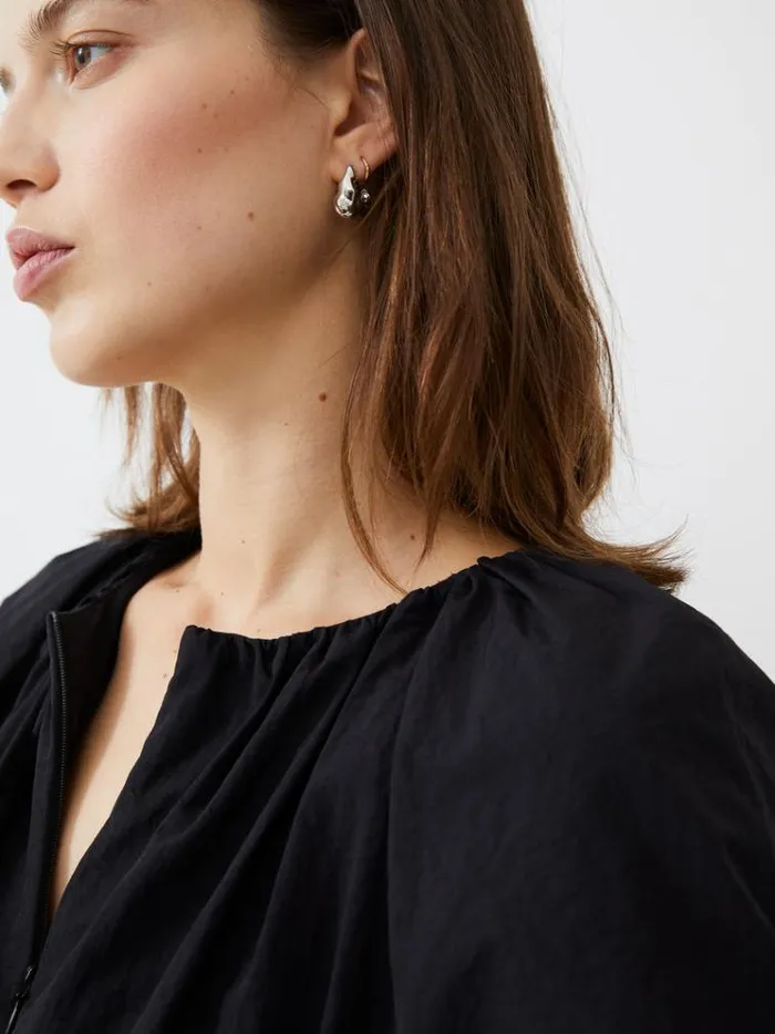 French Connection Dresses Alora Zip Dress Blackout 8211 Woman