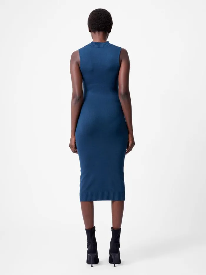 French Connection Dresses Babysoft Bodycon Midi Dress Deep Teal 8211 Woman