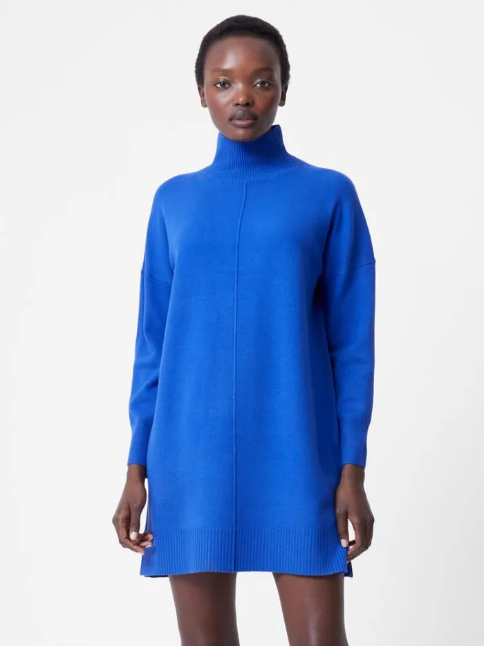 French Connection Dresses Babysoft Roll Neck Seam Mini Dress Cobalt 8211 Woman French Connection Dresses Babysoft Roll Neck Seam Mini Dress Cobalt 8211 Woman