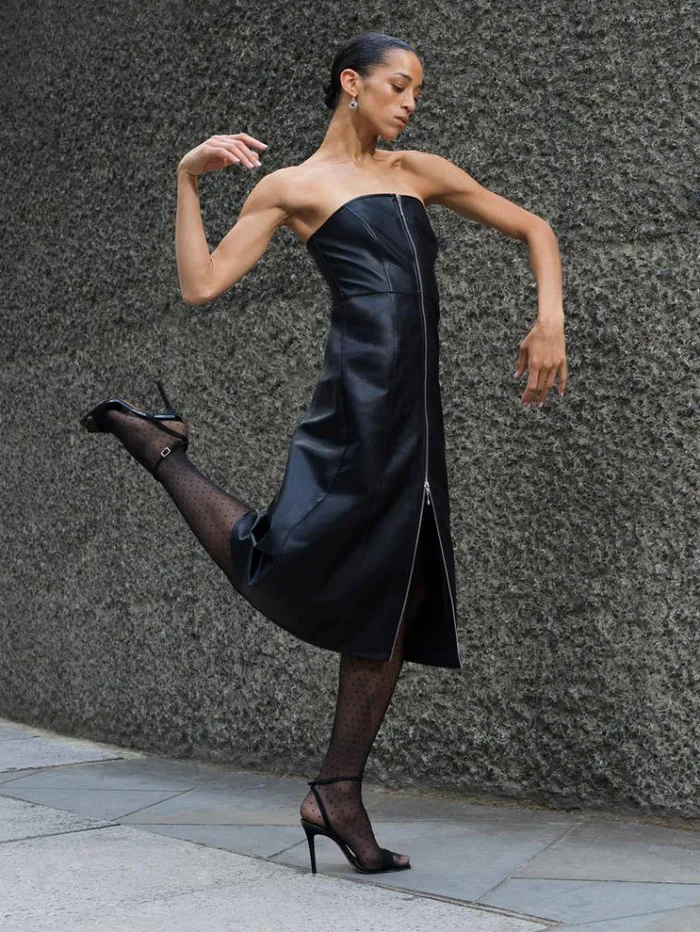 French Connection Dresses Claudia Pu Dress Blackout 8211 Woman