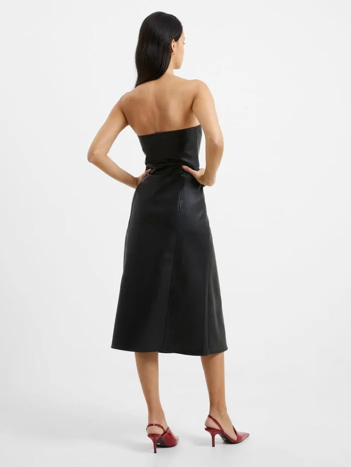 French Connection Dresses Claudia Pu Dress Blackout 8211 Woman