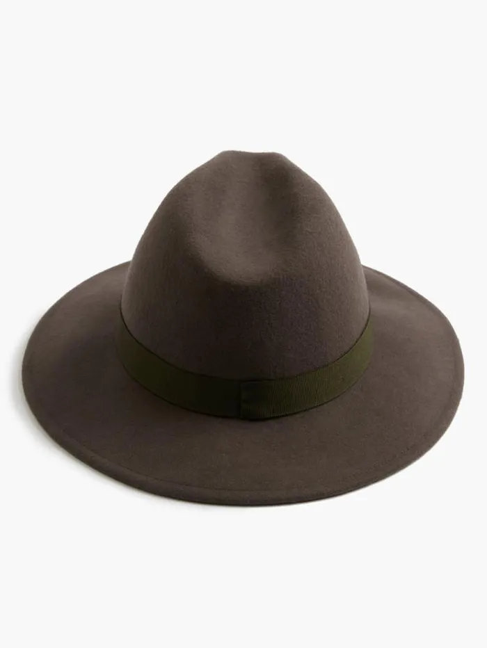French Connection Hats Felt Trilby Hat Grey 8211 Woman