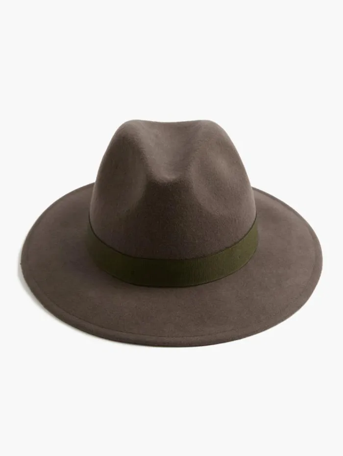 French Connection Hats Felt Trilby Hat Grey 8211 Woman