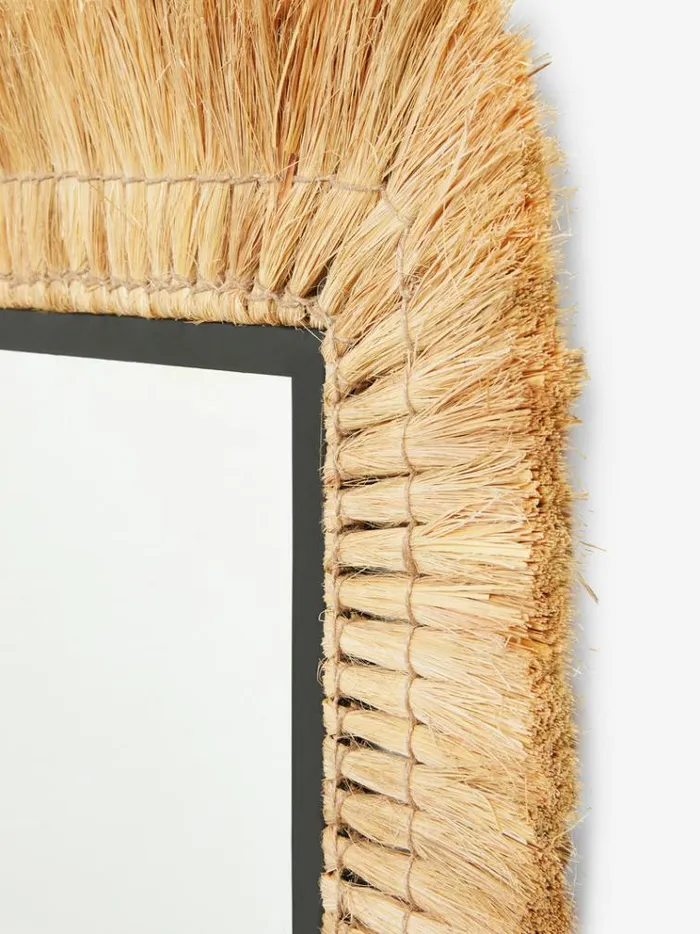 French Connection Home Accessories Jute Mirror Clear 8211 Home