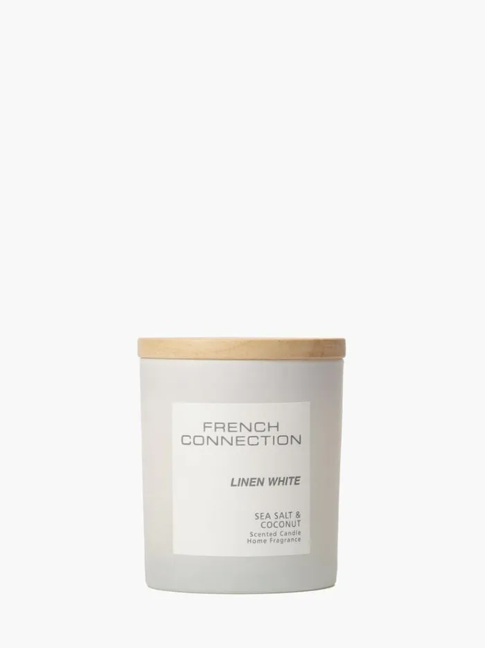 French Connection Home Accessories Linen White Serenity 322g Candle Sea Saltcoconut 8211 Home French Connection Home Accessories Linen White Serenity 322g Candle Sea Saltcoconut 8211 Home