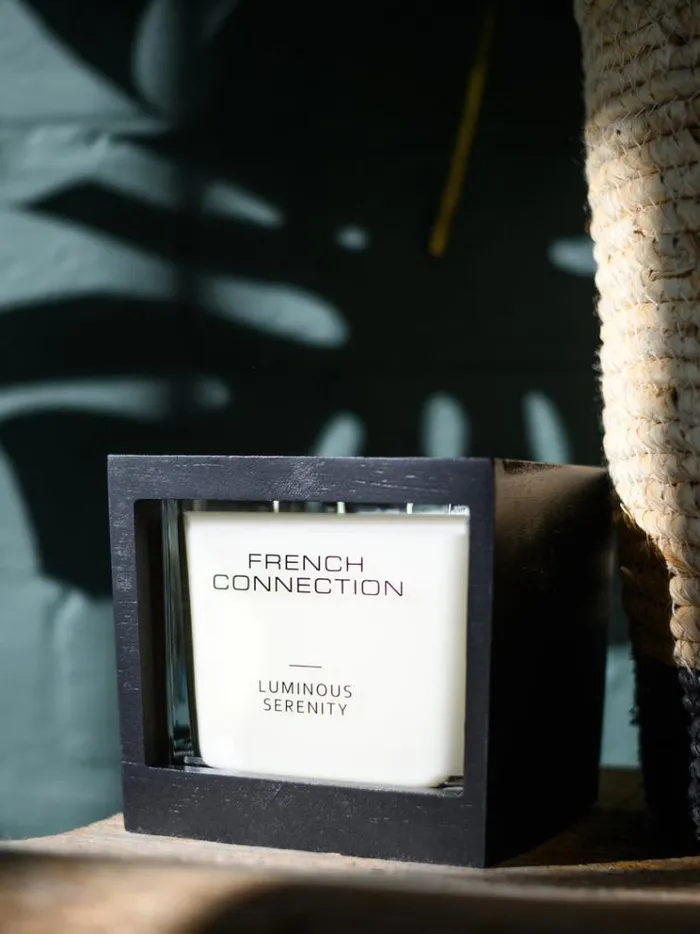 French Connection Home Accessories Luminous Serenity Signature 480g Candle Natural 8211 Home